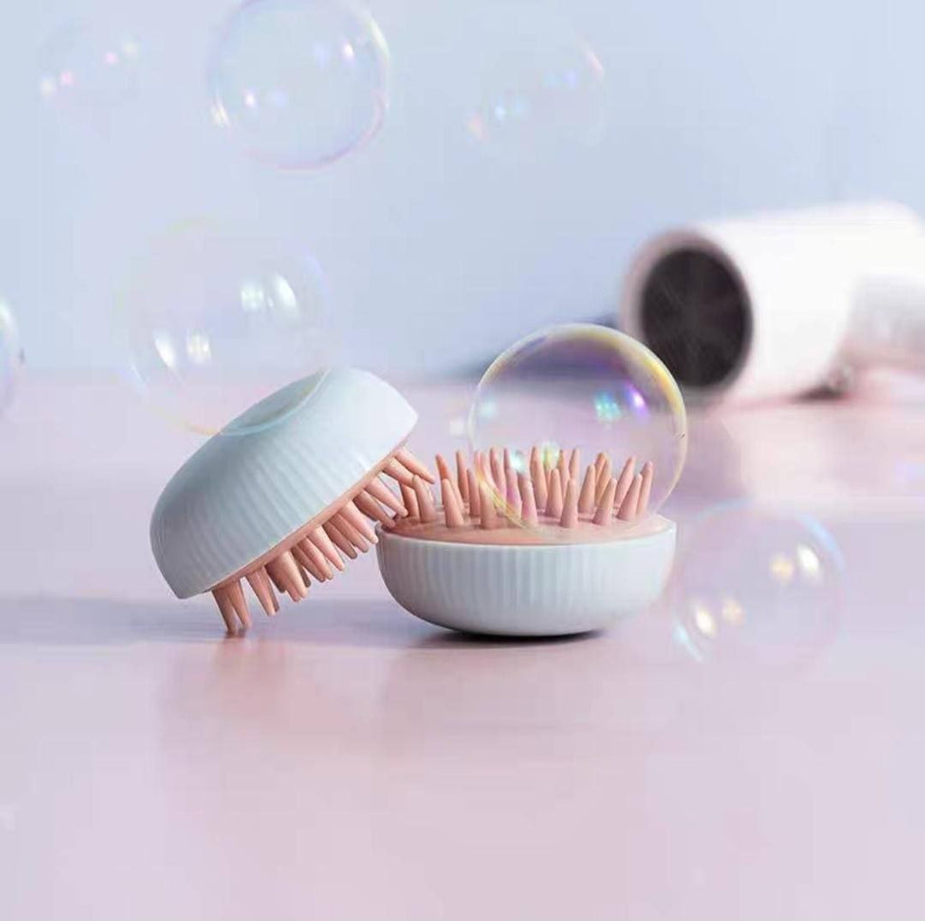 Silicone hairbrush