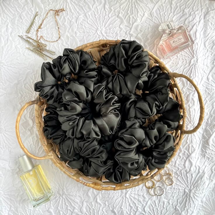 Satin Scrunchie set