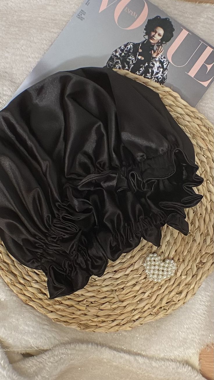 Double-Faced Satin Bonnet