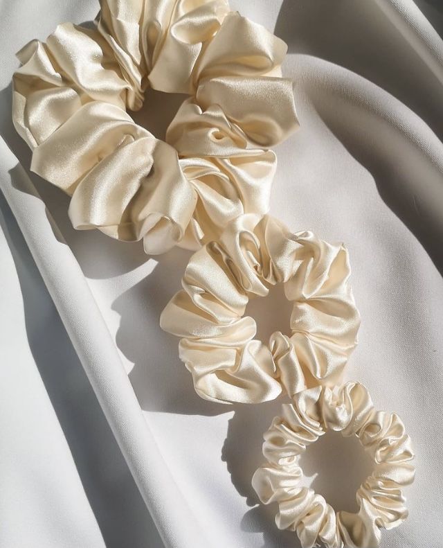 Satin Scrunchie set