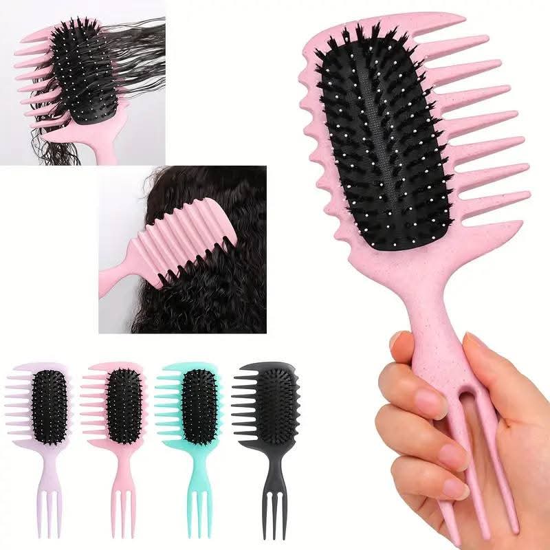 Curly hair brush فك التشابك