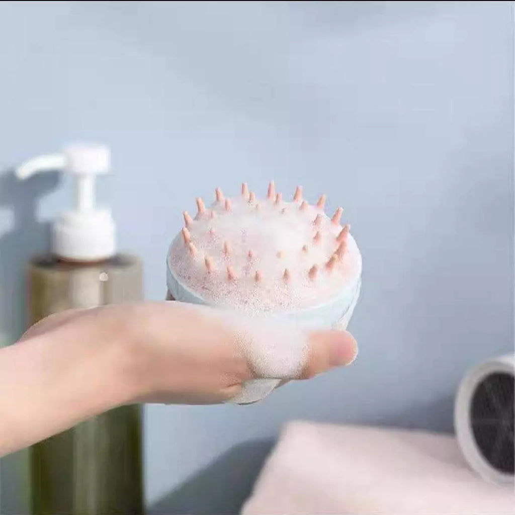 Silicone hairbrush
