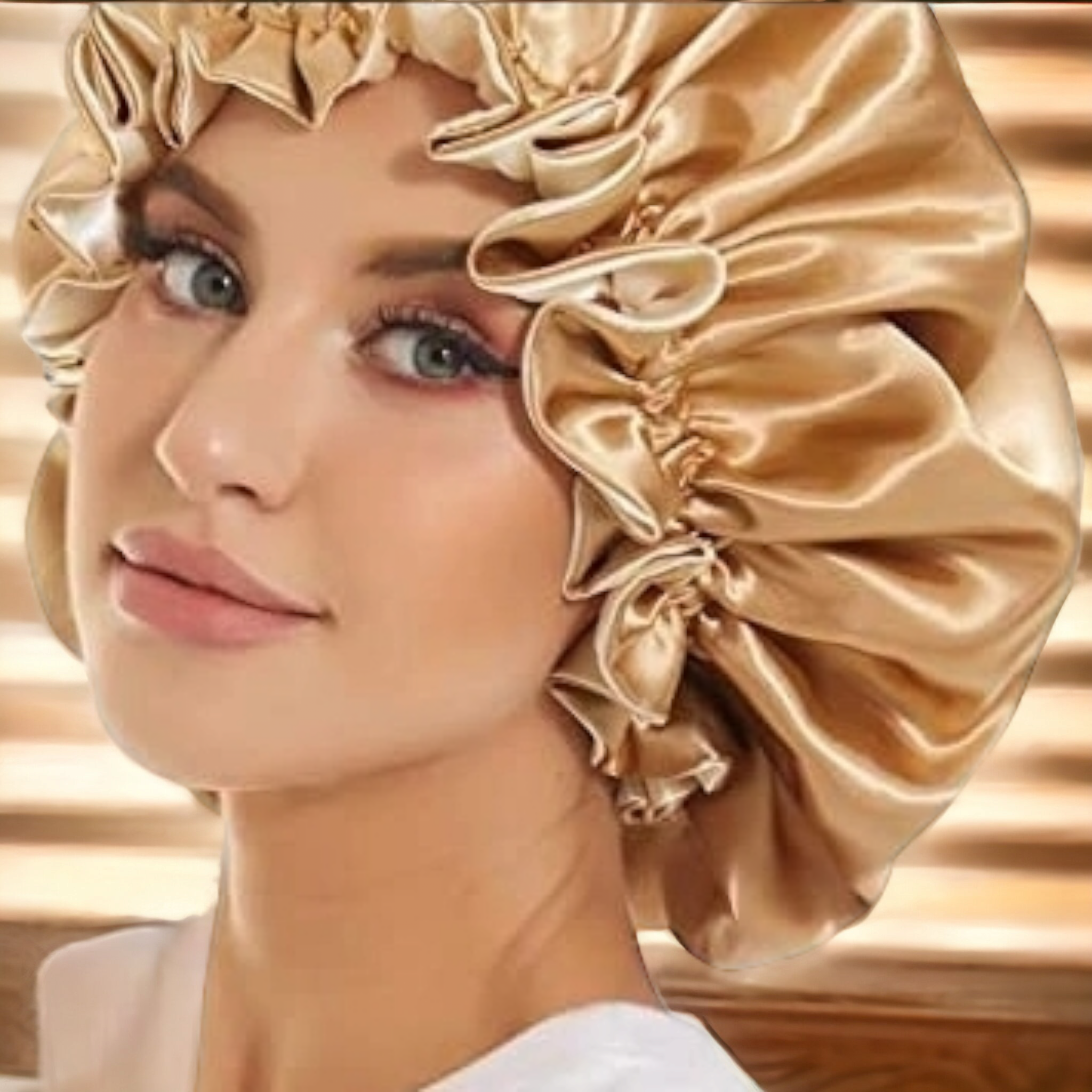 Double-Faced Satin Bonnet